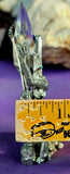 Vintage Pewter Fairy Figurine w/Crystal and Rhinestones