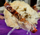 LG. Flower Agate w/Red Hematoid Crystal Slab 🌸✨🤩🌹