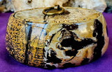 Exquisite MD. Picture Jasper Crystal Bowl w/Lid 🖼️