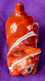MD. Red Jasper Crystal Carved Kitty Cat Figurine ♥️✨♥️🐈😻🐾