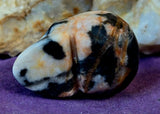 Yellow Zebra Jasper Crystal Mini Skull 💀 🦓💛🤍🖤✨