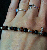 Handcrafted Blue & Goldstone w/Onyx & 925SS Accent Beads ✨📿⚜️💙