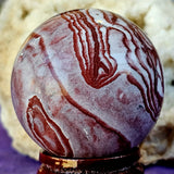 Red Lined Jasper Crystal Sphere ♥️✨🔮😍🍒