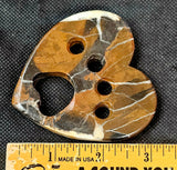 Mixed Jasper Crystal Paw Print in Heart 🐕🐾🐈✨🥹🤎