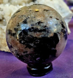 Moonstone, Garnet, Black Tourmaline, & Mica Crystal Sphere 🔮✨🤩💎