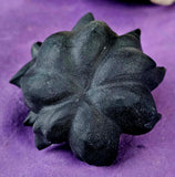 Matte Finished Black Obsidian 9 Tails Holding Sphere