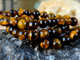 Tiger's Eye Crystal Stretch Bracelet ✨📿🐅🐯👁️