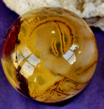 Mookaite Jasper Crystal Sphere ❤️✨🔮🧡💛