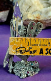 Vintage Pewter Fairy Figurine w/Crystal and Rhinestones