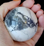 Howlite Crystal Sphere 🤍🔮✨🩶