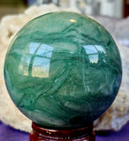 African Jade Crystal Sphere 💚🔮✨