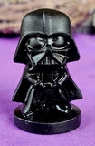 Matte Finished Black Obsidian Crystal Star Wars Set of 11 Figurines 🪖💥⭐🌟🧑‍🚀🌠🛰️🚀👾👽