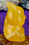 MD. Creamsicle Calcite Crystal Pokemon Pikachu Figurine ✨🍊🧡🐭🐁⚡⛈️💛