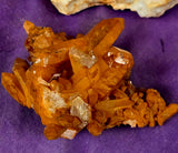 MD. Raw Iron Coated Quartz Crystal Cluster ✨🧡🧇🤩