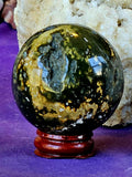Ocean Jasper Crystal Sphere 💚🔮✨🪸🌊