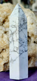 Howlite Crystal Tower 🗼🤍✨ 🩶