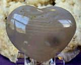 Agate Crystal Puffy Heart 💕💙✨
