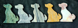 Assorted Jasper Crystal Dog Silhouette w/Inner Wolf ✨🐕🐾🐺
