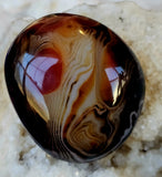 LG. Sardonyx Crystal Palmstones 🖤✨❤️