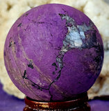 Matte Finished FLASHY Purpurite Crystal Sphere 🔮✨🤩🤯