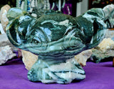 MASSIVE Green Jasper Lilo & Stitch Statue 💙👽👾🛸🤯💚