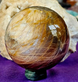 ✨EPIC✨ LG. Sunstone & Moonstone Mixed Crystal Sphere ✨🤯🤩🌞🌅🌙☪️