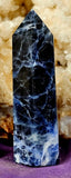 Sodalite Crystal Tower #2 💙🖤🤍✨🗼
