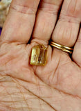 LG. Gem Grade Raw Yellow Topaz Crystal Specimen ✨🤩🤯💛🌈