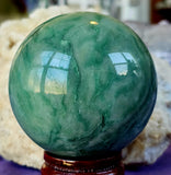 African Jade Crystal Sphere 💚🔮✨