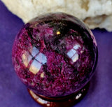 Pink Peach Blossom Jasper Crystal Sphere ✨🔮🌸🩷🍑