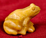 Yellow Jasper Crystal Frog Figurine 🐸