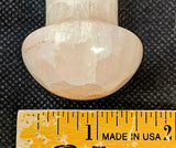 Strawberry Banded Calcite Crystal Mushroom ✨🍄🍓