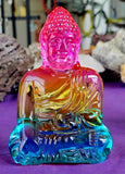 Handcrafted Glass Blown Buddha Statue 🗿🧘‍♀️🤩🌈🕊️🕉️