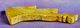 Yellow Jasper Crystal Cat w/Butterfly Stone Carving
