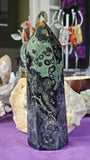 XL Kambaba Jasper Crystal Tower 💚✨🤩🤯🖤