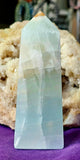 MD. GORGEOUS Pistachio Calcite Obelisk Crystal Tower