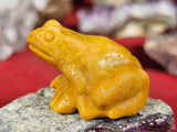 Yellow Jasper Crystal Frog Figurine 🐸