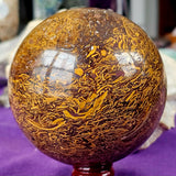 LG. Calligraphy Jasper Crystal Sphere ✨🔮💎✒️🍂