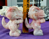 XL Pink Opal Crystal T-Rex Dinosaur Statue 🤍🦖✨🤩 🦕🩷