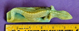 Caribbean Calcite Crystal Hand Carved Basilisks Lizard