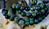 Nephrite Jade Crystal Stretch Bracelet ✨📿💚🖤🤩