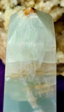 MD. GORGEOUS Pistachio Calcite Obelisk Crystal Tower