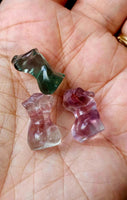 Rainbow Fluorite Crystal Mini Female Torso