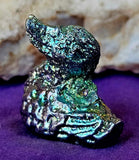 Rainbow Titanium Bismuth Crystal Duck Figurine ✨🦆🌈😍💚💙