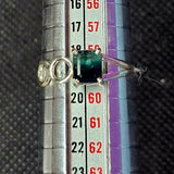 925 Sterling Silver Ring w/Green Emerald Gemstone ✨💚💍💎☘️