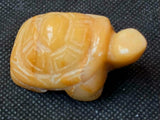 SM. Yellow Calcite Crystal Turtle Carving ✨🐢🟡💛