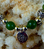 Handcrafted Jade Crystal Stretch Bracelet ✨📿💚