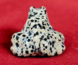 Dalmatian Jasper Crystal Frog Figurine 🐸