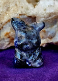 Mini Sodalite Crystal Pokemon Pikachu Figurine