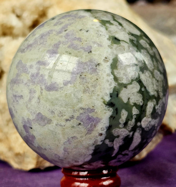 Lucky Jade Crystal Sphere 💚✨🔮🍀🩷